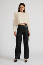 Load image into Gallery viewer, Faux leather pants - black
