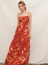 Load image into Gallery viewer, Spaghetti strap Smocked Maxi - Burnt Orange
