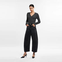 Load image into Gallery viewer, Tailored Barrel Jeans - Black
