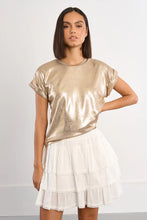 Load image into Gallery viewer, Metallic Gold Tee - Gold
