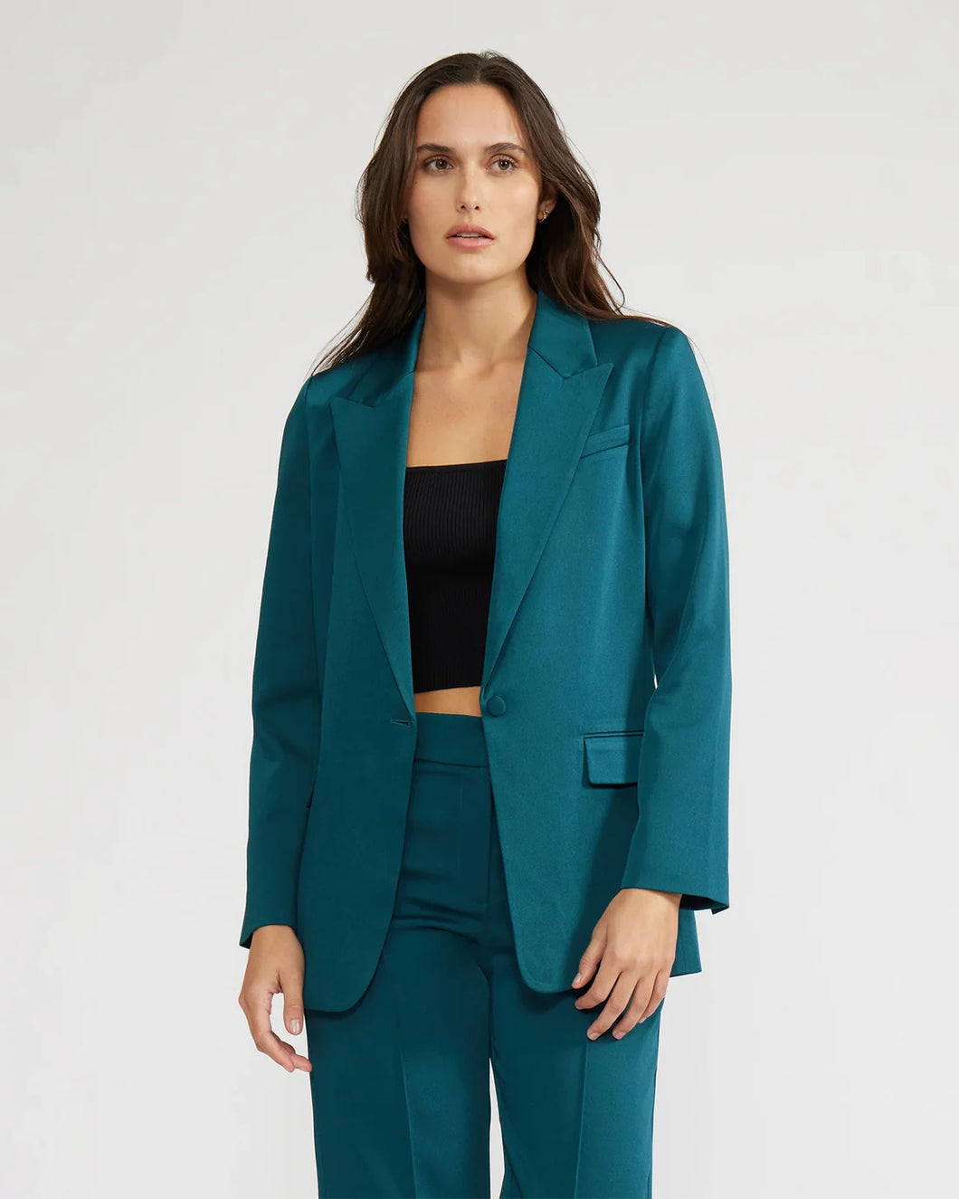 Kristal Blazer - Teal