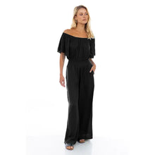 Load image into Gallery viewer, Off shoulder Jumpsuit - Black
