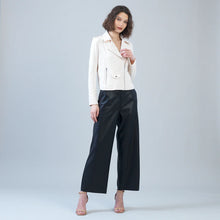 Load image into Gallery viewer, suede zip up jacket - Cream
