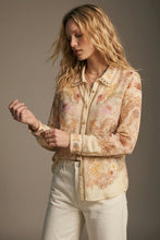 Load image into Gallery viewer, Lace floral print shirt - Beige
