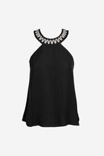 Load image into Gallery viewer, applique rond nk tank - black
