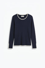 Load image into Gallery viewer, Ribbed knit sweater - Navy
