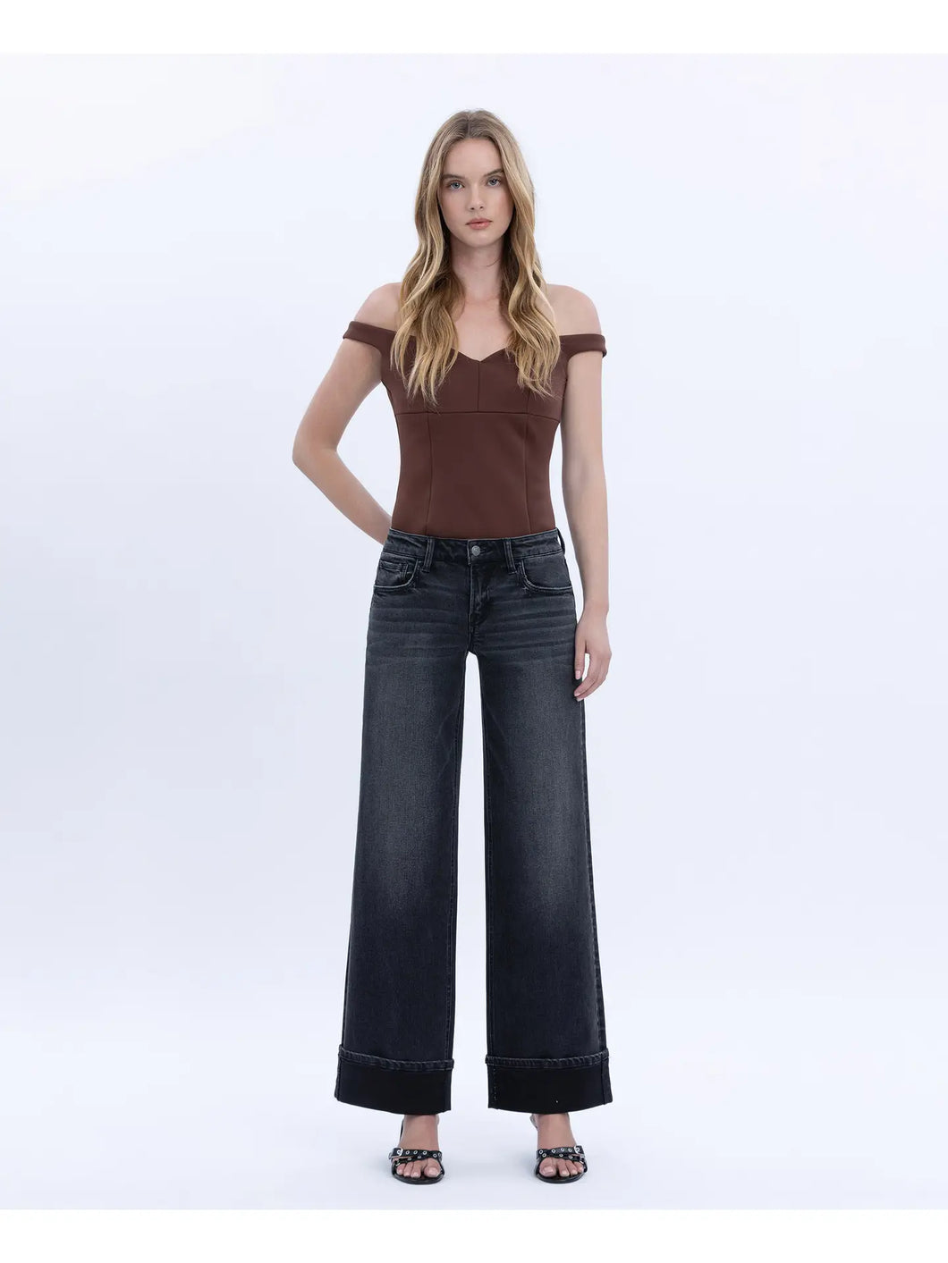Low Rise baggy Jeans - Black