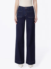 Load image into Gallery viewer, Patch pocket wide Trousers - Dark Rinse
