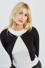 Load image into Gallery viewer, Chain Cardigan - Black
