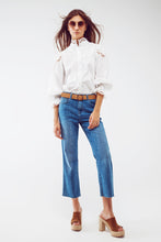 Load image into Gallery viewer, Lace shirt - White
