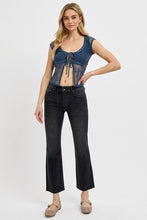 Load image into Gallery viewer, Mid Rise cropped Tummy control - Black
