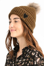 Load image into Gallery viewer, Heart Beanie - Khaki
