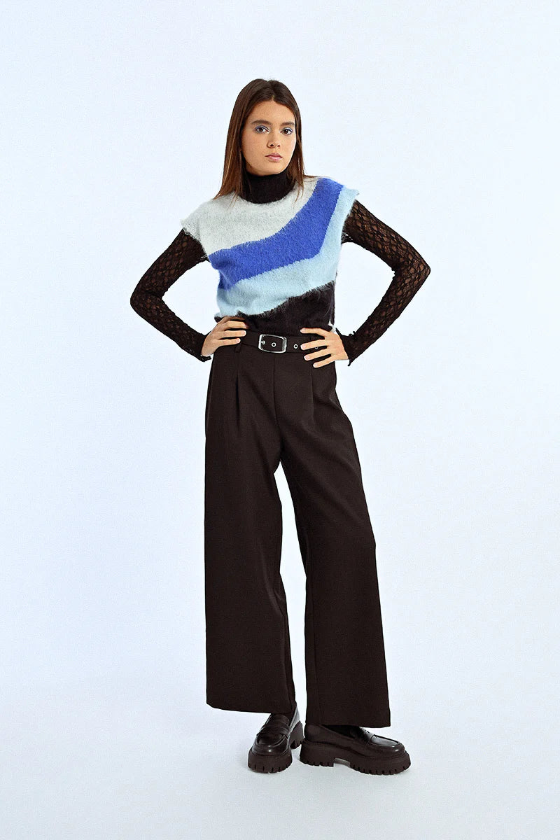 Pleated Pants - Black