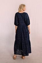 Load image into Gallery viewer, Embroidery Dress - Navy
