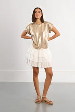 Load image into Gallery viewer, Metallic Gold Tee - Gold
