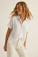 Load image into Gallery viewer, Textured relaxed fit top - White
