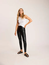 Load image into Gallery viewer, FAUX LEATHER LEGGING - BLACK
