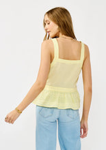 Load image into Gallery viewer, Smocked Ruffle eyelet top - Yellow
