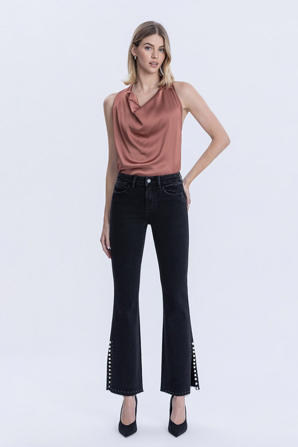 High Rise Bootcut - Black