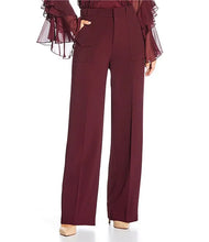Load image into Gallery viewer, Wide Leg Pants - Burgundy
