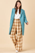 Load image into Gallery viewer, Gingham Coat - Teal
