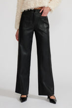Load image into Gallery viewer, Faux leather pants - black
