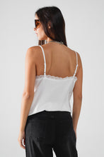 Load image into Gallery viewer, V neck satin top - White
