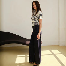 Load image into Gallery viewer, High rise wide leg - Rinse wash
