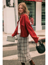 Load image into Gallery viewer, Plaid Skirt - Grey
