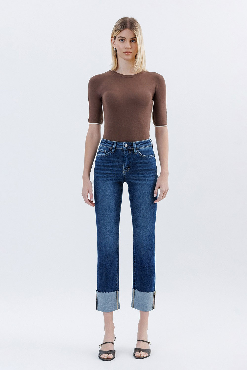 Cuffed slim Straight - Saga