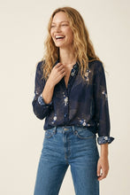 Load image into Gallery viewer, Chiffon Buttonup - Navy
