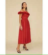 Load image into Gallery viewer, Maribelle Dress - Deep red
