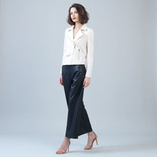 Load image into Gallery viewer, suede zip up jacket - Cream
