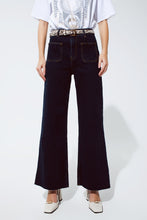 Load image into Gallery viewer, Pocket straight Jeans - Dark
