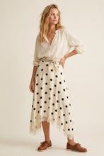 Load image into Gallery viewer, Polkadot Skirt - Cream
