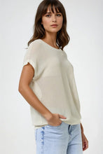 Load image into Gallery viewer, Grid Knit Sweater - Beige
