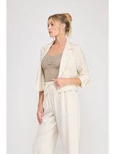 Load image into Gallery viewer, n Cropped Blazer - Natural
