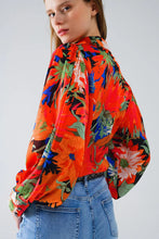Load image into Gallery viewer, floral chiffon blouse - multi
