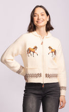 Load image into Gallery viewer, Horse Cardi - Beige
