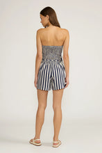 Load image into Gallery viewer, NAR SCARF TOP - NAVY STRIPE
