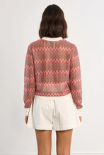 Load image into Gallery viewer, Long sleeve Top - Pink Chevron
