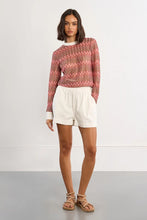 Load image into Gallery viewer, Long sleeve Top - Pink Chevron
