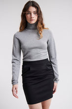 Load image into Gallery viewer, Knitted turtleneck - Grey
