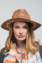 Load image into Gallery viewer, Open Weave hat - Light brown
