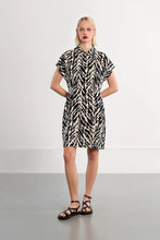 Load image into Gallery viewer, St. Barts mini dress - Black/Natural
