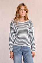 Load image into Gallery viewer, Striped Sweater - Denim
