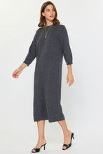 Load image into Gallery viewer, Midi Sweater Dress - Char
