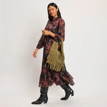 Load image into Gallery viewer, Fringe Hobo Bag - Olive
