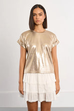 Load image into Gallery viewer, Metallic Gold Tee - Gold
