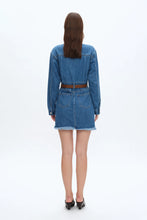 Load image into Gallery viewer, Shirt Dress - Mid blue
